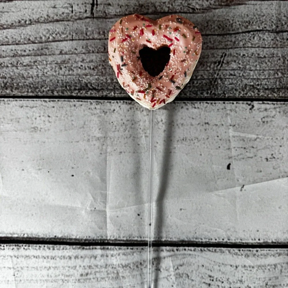 Donut on Stick Party Decoration  – Soft Foam – 10